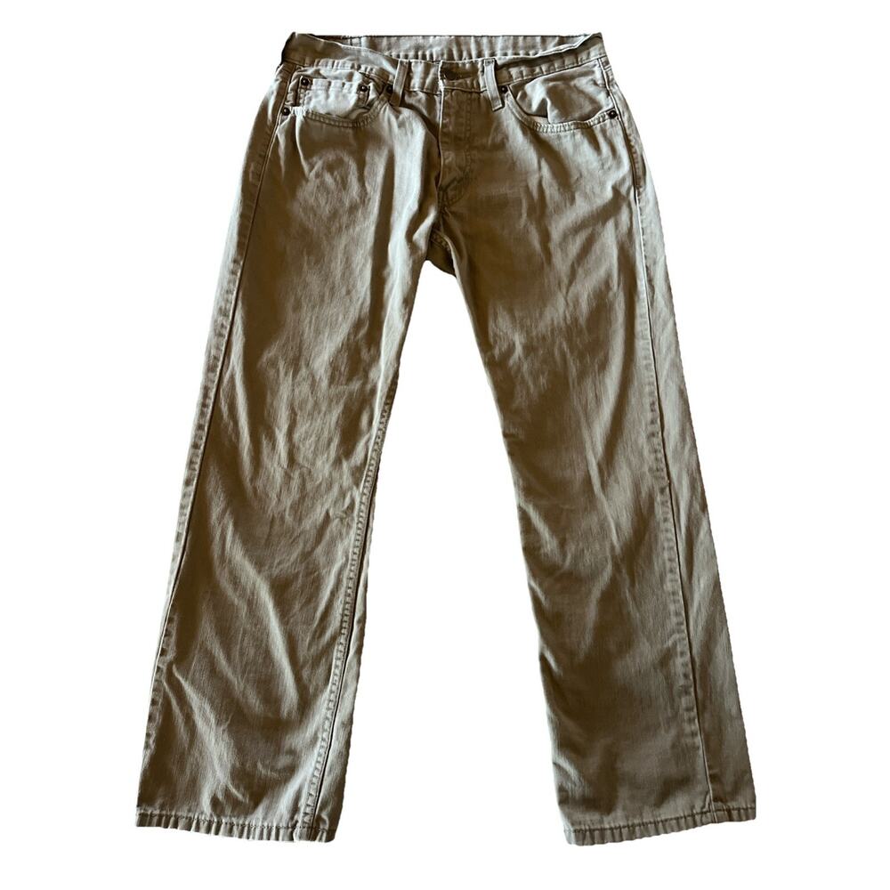 Levi Men's 559 Relaxed Fit Straight Leg Khaki Pants 32x29 White Tab